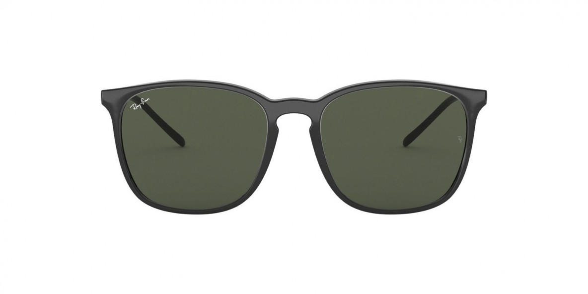 Ray Ban RB4387 601/71 56 عینک آفتابی ریبن 4387 مربعی 56 میلی متری عدسی سبز و فریم نایلونی مشکی| عینک نور