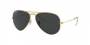 Ray Ban RB3025 919648 58 عینک آفتابی ریبن 3025 خلبانی 58 میلی متری عدسی دودی و فریم فلزی طلایی| عینک نور