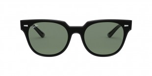 Ray Ban RB4368N 601/71 39 عینک آفتابی ریبن 4368 مربعی 39 میلی متری عدسی سبز و فریم نایلونی مشکی| عینک نور