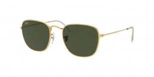 Ray Ban RB3857 919631 51 عینک آفتابی ریبن 3857 مربعی 51 میلی متری عدسی سبز و فریم فلزی طلایی| عینک نور