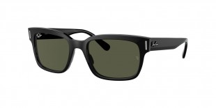 Ray Ban RB2190 901/31 55 عینک آفتابی ریبن 2190 مربعی 55 میلی متری عدسی سبز و فریم نایلونی مشکی| عینک نور