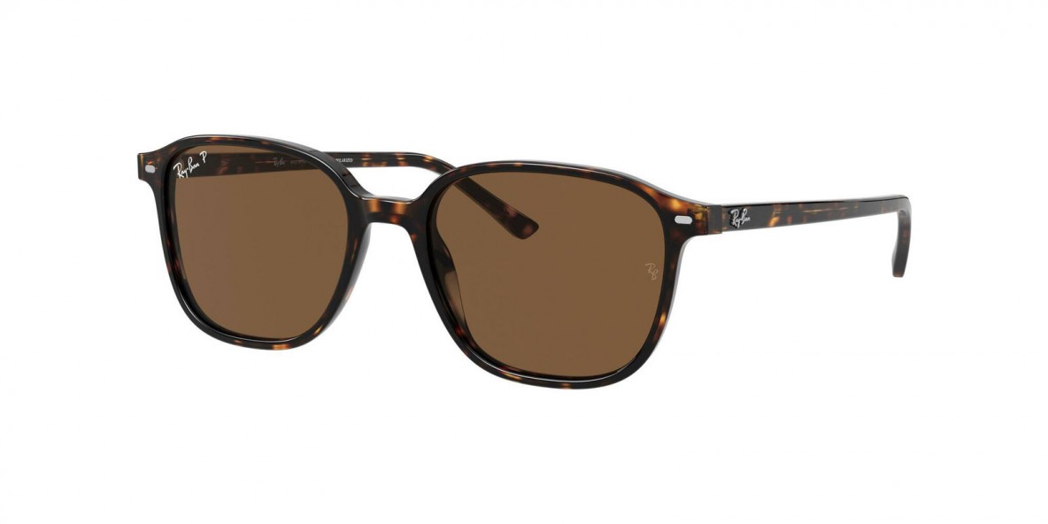 Ray Ban RB2193 902/57 53 عینک آفتابی ریبن 2193 مربعی 53 میلی متری عدسی قهوه ای و فریم نایلونی هاوانا| عینک نور