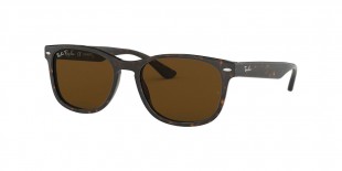 Ray Ban RB2184 902/57 57 عینک آفتابی ریبن 2184 مربعی 57 میلی متری عدسی قهوه ای و فریم نایلونی هاوانا| عینک نور