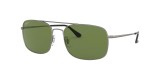 Ray Ban RB3611 029/O9 60 عینک آفتابی ریبن 3611 مربعی 60 میلی متری عدسی سبز و فریم فلزی نوک مدادی| عینک نور