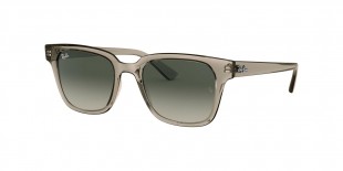 Ray Ban RB4323 644971 51 عینک آفتابی ریبن 4323 مربعی 51 میلی متری عدسی دودی و فریم نایلونی دودی| عینک نور