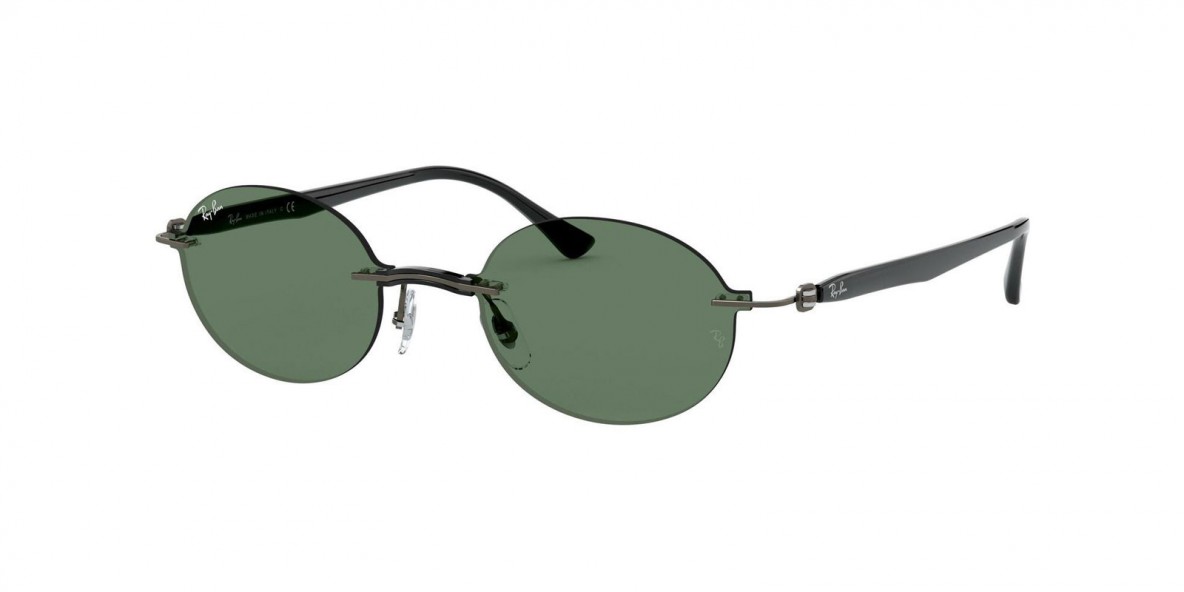 Ray Ban RB8060 154/71 54 عینک آفتابی ریبن 8060 سبز 54 میلی متری عدسی سبز و فریم تیتانیوم نوک مدادی| عینک نور