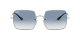 RayBan Sunglass RB1971 91493F 54 عینک آفتابی ریبن 1971 مربعی 54 میلی متری عدسی آبی و فریم فلزی نقره ای| عینک نور