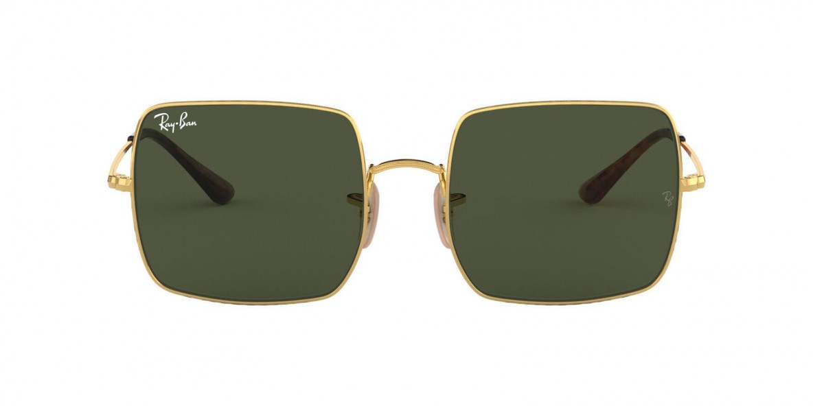 Ray Ban RB1971 914731 54 عینک آفتابی ریبن 1971 مربعی 54 میلی متری عدسی سبز و فریم فلزی طلایی| عینک نور