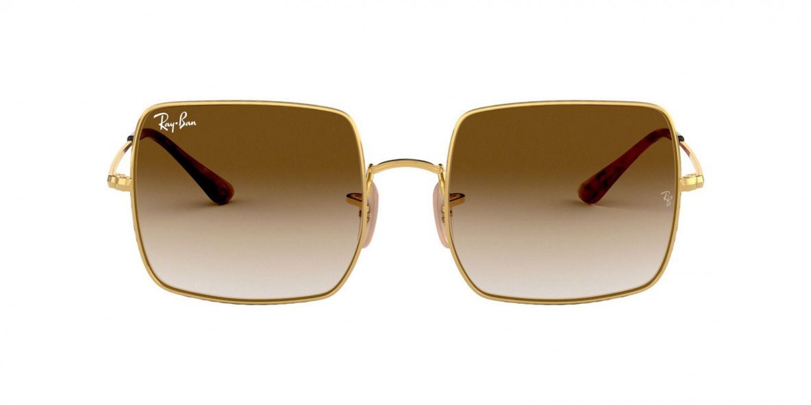 Ray Ban RB1971 914751 54 عینک آفتابی ریبن 1971 مربعی 54 میلی متری عدسی قهوه ای و فریم فلزی طلایی| عینک نور