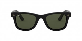 Ray Ban RB4340 601 50 عینک آفتابی ریبن 4340 مربعی 50 میلی متری عدسی سبز و فریم نایلونی مشکی| عینک نور