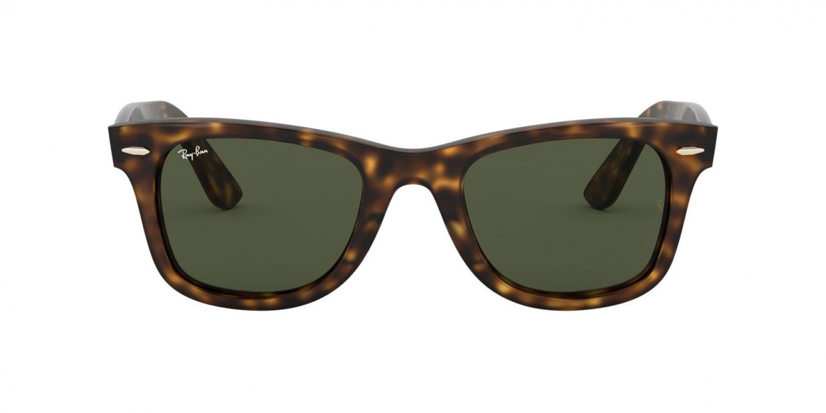 Ray Ban RB4340 710 50 عینک آفتابی ریبن 4340 مربعی 50 میلی متری عدسی سبز و فریم نایلونی هاوانا| عینک نور