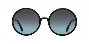Dior Sunglass SOSTELLAIRE3 807/1I 59 عینک آفتابی دیور 3 گرد 59 میلی متری عدسی دودی و فریم سو استیله مشکی| عینک نور