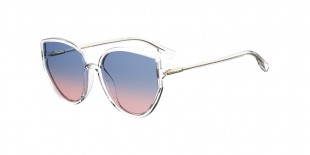 Dior Sunglass SOSTELLAIRE4 900/AJ 58 عینک آفتابی دیور 4 گربه ای 58 میلی متری عدسی آبی صورتی و فریم سواستیله شیشه ای| عینک نور