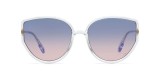 Dior Sunglass SOSTELLAIRE4 900/AJ 58 عینک آفتابی دیور 4 گربه ای 58 میلی متری عدسی آبی صورتی و فریم سواستیله شیشه ای| عینک نور