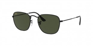 RayBan Sunglass RB3857 919931 51 عینک آفتابی ریبن 3857 مربعی 51 میلی متری عدسی سبز و فریم فرانک مشکی| عینک نور