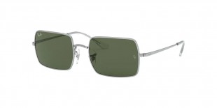 Ray Ban RB1969 914931 54 عینک آفتابی ریبن 1969 مستطیلی 54 میلی متری عدسی سبز و فریم فلزی نقره ای| عینک نور