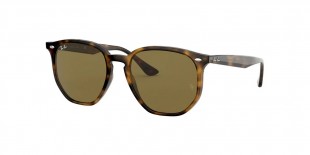 Ray Ban RB4306 710/73 54 عینک آفتابی ریبن 4306 گرد 54 میلی متری عدسی قهوه ای و فریم نایلونی هاوانا| عینک نور