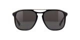Gucci GG0321S 001 55 عینک آفتابی گوچی 0321 مربعی 55 میلی متری عدسی دودی و فریم کائوچویی مشکی| عینک نور
