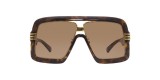 Gucci GG0900S 002 عینک آفتابی گوچی 0900 مربعی 60 میلی متری عدسی قهوه ای و فریم نایلونی هاوانا | عینک نور