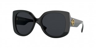 Versace VE4387 GB1/87 56 عینک آفتابی ورساچه 4387 مربعی 56 میلی متری عدسی دودی و فریم نایلونی مشکی| عینک نور