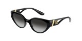 Dolce & Gabbana DG6146 501/8G 54 عینک آفتابی دی اند جی 6146 گربه ای 54 میلی متری عدسی دودی و فریم نایلونی مشکی| عینک نور