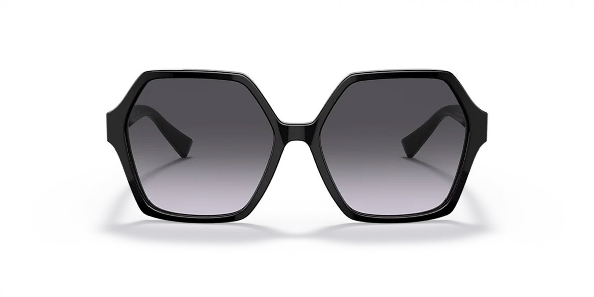 Valentino VA4088 30018G 58 عینک آفتابی ولنتینو 4088 شش ضلعی 58 میلی متری عدسی دودی و فریم نایلونی مشکی| عینک نور