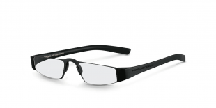 Porsche Design P8801 P K2.00 عینک طبی پورشه دیزاین 8801 مستطیلی 48 میلی متری و فریم فلزی مشکی| عینک نور