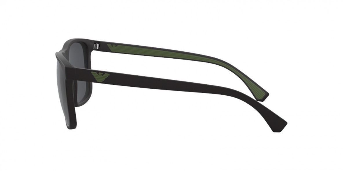 Emporio Armani EA4129 504287 56 عینک آفتابی امپریوآرمانی 4129 مربعی 56 میلی متری عدسی دودی و فریم نایلونی مشکی| عینک نور