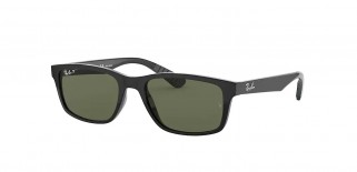 Ray Ban RB4234 601/9A 58 عینک آفتابی ریبن 4234 مربعی 58 میلی متری عدسی سبز و فریم نایلونی مشکی| عینک نور