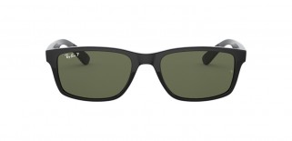 Ray Ban RB4234 601/9A 58 عینک آفتابی ریبن 4234 مربعی 58 میلی متری عدسی سبز و فریم نایلونی مشکی| عینک نور