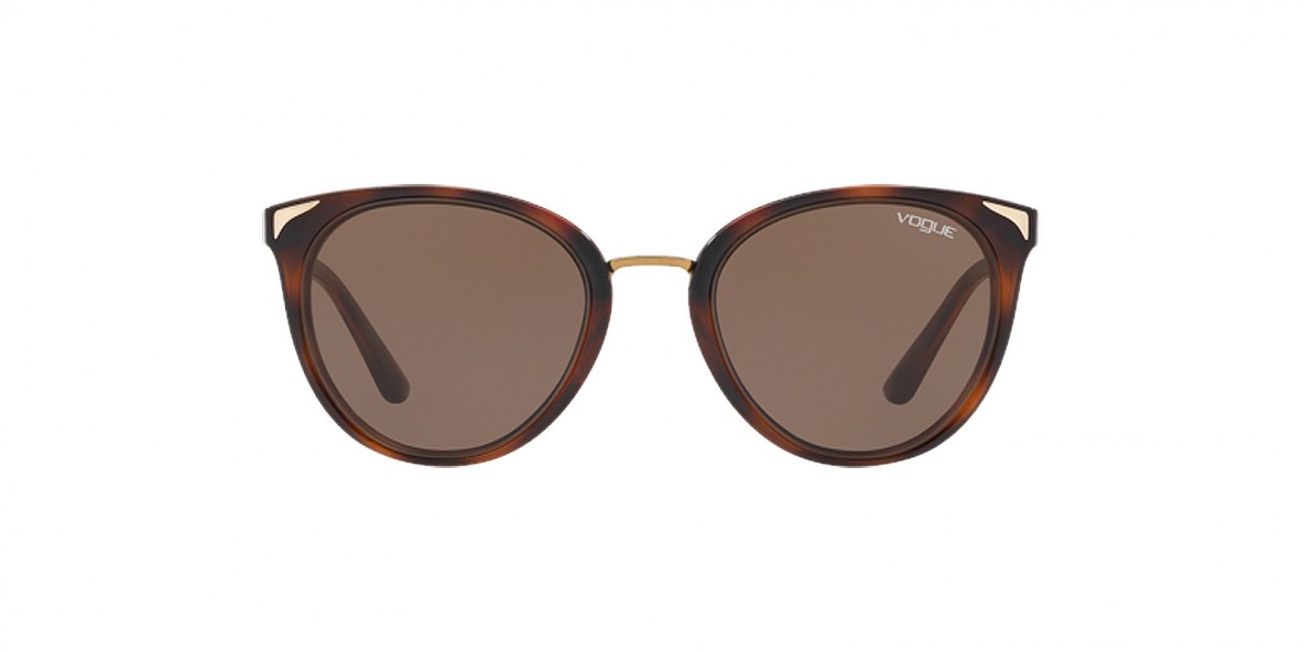 Vogue Sunglass VO5230S 238673 54 عینک آفتابی وگ 5230 پروانه ای 54 میلی متری عدسی قهوه ای و فریم نایلونی هاوانا| عینک نور