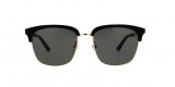 Gucci Sunglass GG0697S 001 55 عینک آفتابی گوچی 0697 کلاب مستر 55 میلی متری عدسی سبز و فریم نایلونی فلزی مشکی طلایی| عینک نور