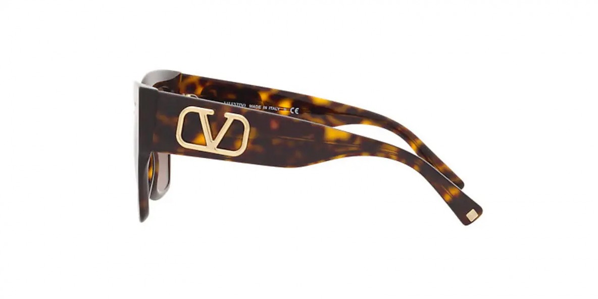 Valentino VA4082 520113 54 عینک آفتابی ولنتینو 4082 مربعی 54 میلی متری عدسی قهوه ای و فریم نایلونی هاوانا| عینک نور