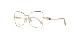 Swarovski Optic SK5369 030 56 عینک طبی سوواروسکی 5369 پروانه ای 56 میلی متری و فریم فلزی طلایی| عینک نور