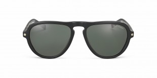 Tonino Lamborghini Sunglass TL761 02 عینک آفتابی لامبورگینی 761 خلبانی 56 میلی متری عدسی سبز و فریم کائوچو مشکی| عینک نور