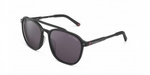 Tonino Lamborghini Sunglass TL759 01 عینک آفتابی لامبورگینی 759 مربعی 58 میلی متری عدسی دودی و فریم کائوچو مشکی| عینک نور