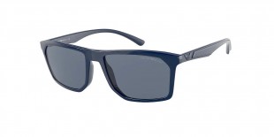 Emporio Armani EA4164 508187 57 عینک آفتابی امپریوآرمانی 4164 مربعی 57 میلی متری عدسی آبی و فریم نایلونی آبی| عینک نور
