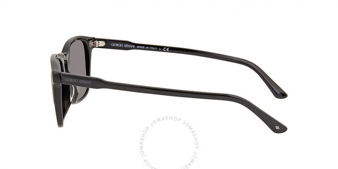 Giorgio_Armani OAR8103F 5017R5 53 عینک آفتابی جورجیوآرمانی 8103 مستطیلی عدسی دودی و فریم نایلونی مشکی| عینک نور