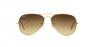 Ray-Ban 3025S 011285 58 عینک آفتابی خلبانی قهوه ای کلاسیک