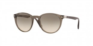 Persol PO3152S 906132 52 عینک آفتابی پرسول 3152 گرد 52 میلی متری عدسی دودی و فریم نایلونی نو ک مدادی| عینک نور