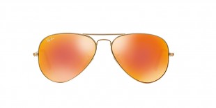 Ray-Ban 3025S 011269 58 عینک آفتابی ریبن خلبانی رفلکس قرمز