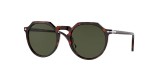 Persol PO3281S 24/31 52 عینک آفتابی پرسول 3281 پنتوس 52 میلی متری عدسی سبز و فریم نایلونی هاوانا| عینک نور