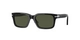 Persol Sunglass PO3272S 95/31 53 عینک آفتابی پرسول 3272 مستطیلی 53 میلی متری عدسی سبز و فریم نایلونی مشکی| عینک نور