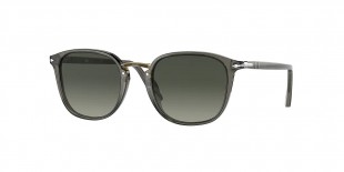 Persol PO3186S 110371 51 عینک آفتابی پرسول 3186 گرد 51 میلی متری عدسی دودی و فریم نایلونی نوک مدادی| عینک نور