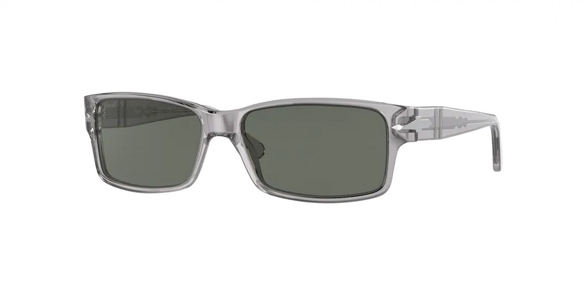 Persol PO2803S 309/58 58 عینک آفتابی پرسول 2803 مستطیلی 58 میلی متری عدسی سبز و فریم نایلونی نوک مدادی| عینک نور