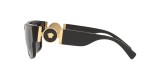 Versace VE4369 GB1/87 58 عینک آفتابی ورساچه 4369 مستطیلی 58 میلی متری عدسی دودی و فریم نایلونی مشکی| عینک نور
