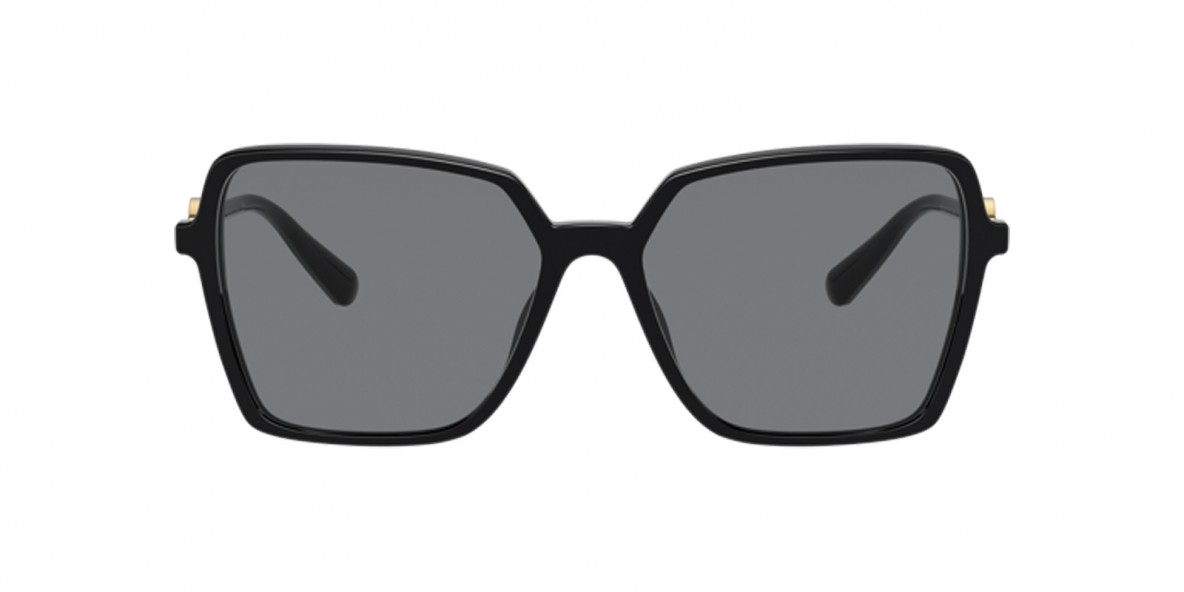 Versace VE4396 GB1/87 58 عینک آفتابی ورساچه 4396 مربعی 58 میلی متری عدسی دودی و فریم نایلونی مشکی| عینک نور