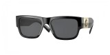 Versace VE4406 GB1/87 56 عینک آفتابی ورساچه 4406 مربعی 56 میلی متری عدسی دودی و فریم نایلونی مشکی| عینک نور