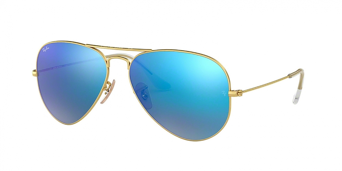 Ray-Ban 3025S 011217 58 عینک آفتابی خلبانی ریبن آبی سبز