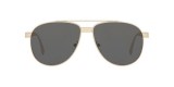 Versace VE2209 125287 58 عینک آفتابی ورساچه 2209 خلبانی 58 میلی متری عدسی دودی و فریم فلزی طلایی| عینک نور